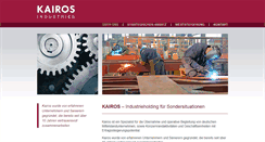 Desktop Screenshot of kairos-industries.com